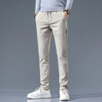 Men's Cotton Blend Slim Fit Trousers | Refined Day-to-Night Comfort