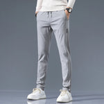 Men's Cotton Blend Slim Fit Trousers | Refined Day-to-Night Comfort
