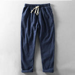 Men's Cotton Linen Casual Pants | Lightweight Breathable Comfort Fit