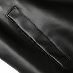 Men's Faux PU Leather Motorcycle Jacket | Vintage Biker Heritage Design