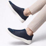 Men's Leather Suede Sneakers | Textured Everyday Fit