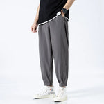 Men's Ice Silk Ankle-Length Pants | Lightweight Breathable Comfort Fit