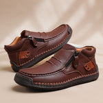 Men's Leather Ankle Shoes | Flexible Everyday Fit
