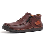 Men's Leather Ankle Shoes | Flexible Everyday Fit