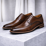 Men's Leather Dress Sneakers | Refined Smart-Casual Fit