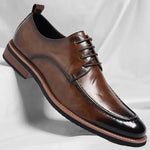 Men's Leather Dress Sneakers | Refined Smart-Casual Fit