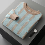 Men's Merino Wool Crewneck Sweater | Lightweight Structured Winter Essential