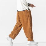 Men's Plush Ribbed Corduroy Sweatpants | Soft Touch Everyday Comfort