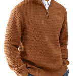Men's Polyester Half-Zip Sweater | Classic Stylish Comfort Fit