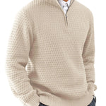 Men's Polyester Half-Zip Sweater | Classic Stylish Comfort Fit