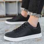 Men's Premium Leather Low-Top Sneakers | Sleek All-Day Comfort Design
