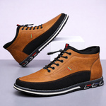 Men's Leather Mid-Top Sneakers | Refined Everyday Fit