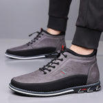 Men's Leather Mid-Top Sneakers | Refined Everyday Fit