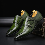 Men's Leather Monk Strap Dress Shoes | Refined Formal Style