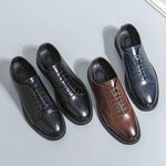 Men's Premium Leather Oxford Shoes | Elegant Handmade Formal Design