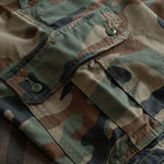 Men's Pure Cotton Camouflage Overalls Shorts | Relaxed All-Day Comfort Fit