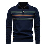Men's Ribbed Cotton Knit Pullover Sweater | Refined Versatile Layering Essential
