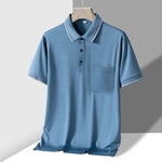 Men's Soft Knit Polo Shirt | Tailored Breathable Comfort Fit