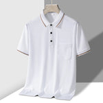 Men's Soft Knit Polo Shirt | Tailored Breathable Comfort Fit