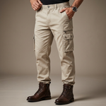Men's Stretch Fabric Cargo Trousers | Versatile Urban Adventure Fit