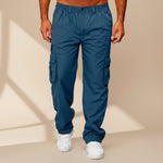 Men's Stretch Fabric Cargo Trousers | Versatile Urban Adventure Fit