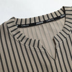 Men's Striped Cotton T-Shirt | Comfortable Loose Fit Everyday Essential