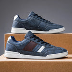 Men's Vegan Leather Low-Top Sneakers | Stylish Everyday Comfort Fit