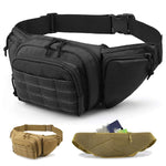 Men's Waterproof Nylon Fanny Pack | Versatile Outdoor Utility Design