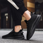 Lucas Young | Mesh Lace-Up Running Sneakers For Men