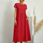 Ursina | Fluid Midi Dress-