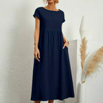 Ursina | Fluid Midi Dress-