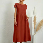 Ursina | Fluid Midi Dress-