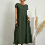 Ursina | Fluid Midi Dress-