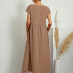 Ursina | Fluid Midi Dress-