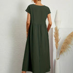 Ursina | Fluid Midi Dress-