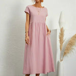 Ursina | Fluid Midi Dress-