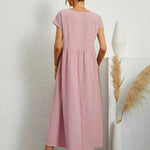 Ursina | Fluid Midi Dress-