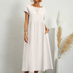 Ursina | Fluid Midi Dress-