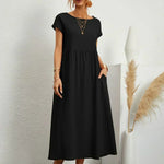 Ursina | Fluid Midi Dress-