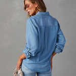 Darcy Ellison | Long Sleeve Denim Shirt For Women