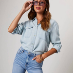 Darcy Ellison | Long Sleeve Denim Shirt For Women