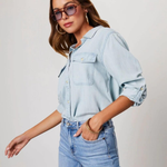 Darcy Ellison | Long Sleeve Denim Shirt For Women