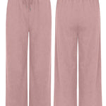 Nadorine Drawstring Long Pants with Pockets