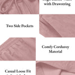 Nadorine Drawstring Long Pants with Pockets