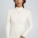 Vivienne | Sleek Mock Neck Top