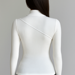 Vivienne | Sleek Mock Neck Top