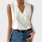 Stacey | Elegant V-Neck Blouse