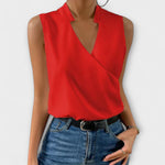 Janeth | Elegant V-Neck Blouse