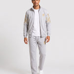 KZZ Everyday Casual Stand Collar Set Men's Fashionable Two-Piece All-Season Versatile