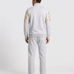 KZZ Everyday Casual Stand Collar Set Men's Fashionable Two-Piece All-Season Versatile